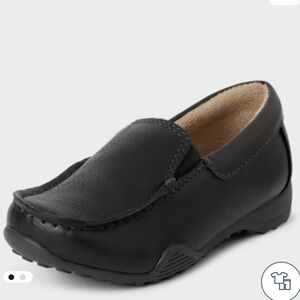 Children's Place Almost New Black Slip-on Dress Shoes
